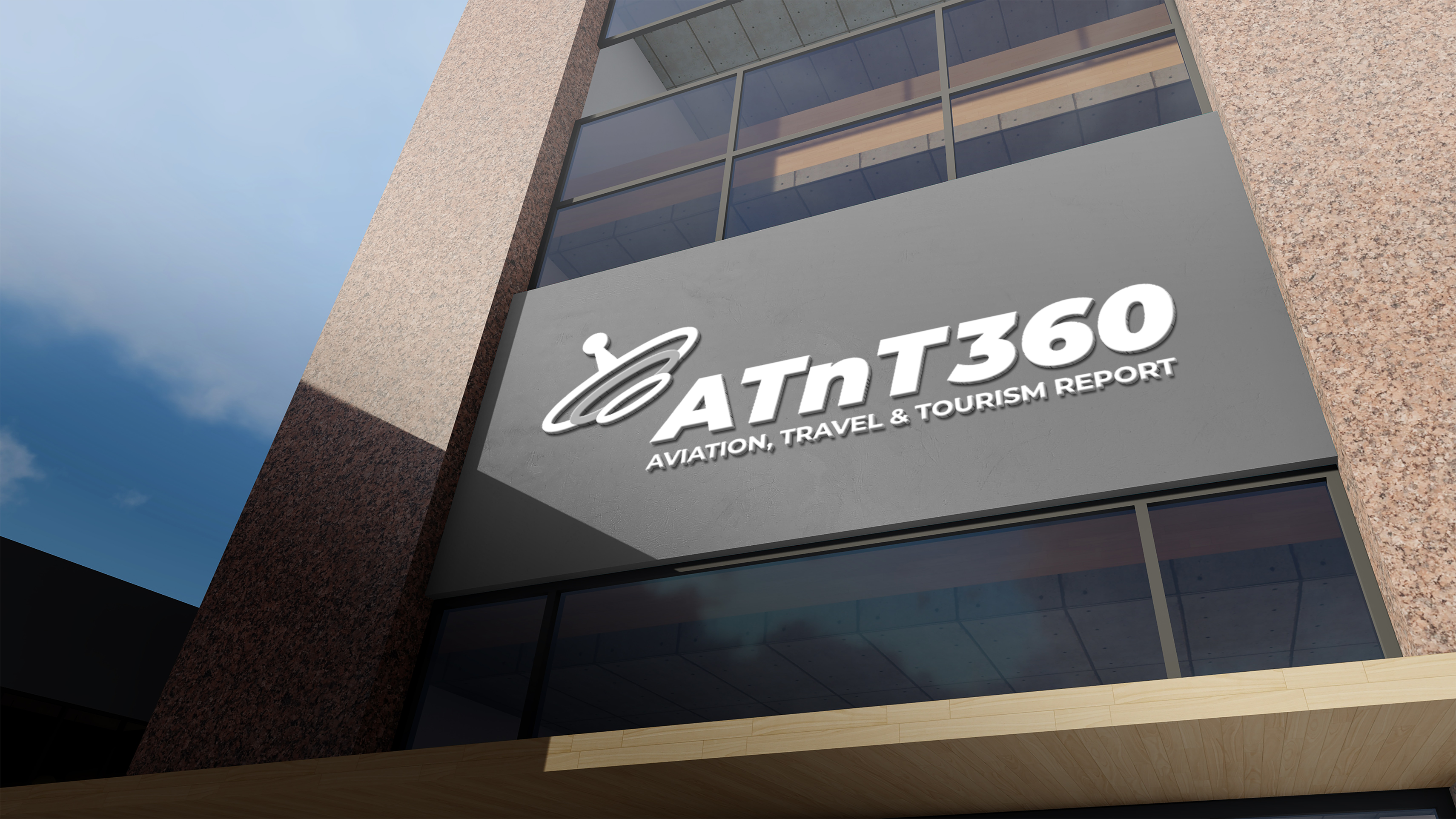 ATnT360 office exterior brand application